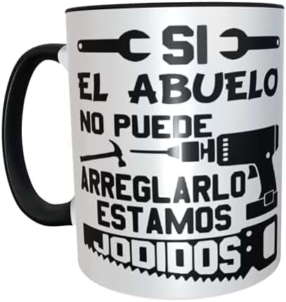 Los Eventos de la Tata - Regalo Original para Abuelos - Regalo día del Padre (Taza)