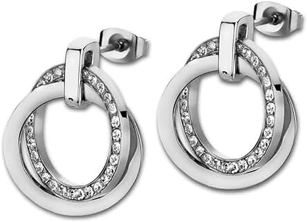 LOTUS STYLE Pendientes Modelo LS1780-4/1 de la Colección Urban Woman en Acero para Señora