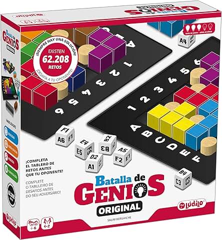 Ludilo - Batalla De Genios Original | Juegos De Mesa Niños 6 Años | Juguetes Niños 6 Años | Juegos De Mesa Niños | Juegos Para Niños | Regalos Para Niños