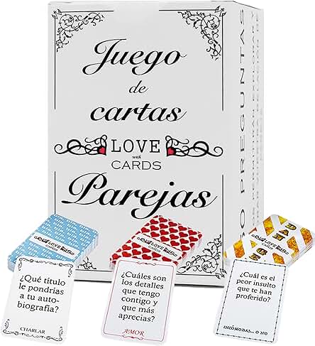 LwC Juego para Parejas ❤️ 150 Cartas con Preguntas de Amor, Charla y Picantes. Regalo Original de Aniversario, Primera Cita, Novios o San Valentin