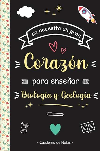 Maestra Biología y Geología Cuaderno: Regalo Personalizado de fin de año para Agradecer a Maestras y Profesores | Primaria, Guardería | Gracias Profesora Libreta de Apuntes | Maestra Regalo | Negro