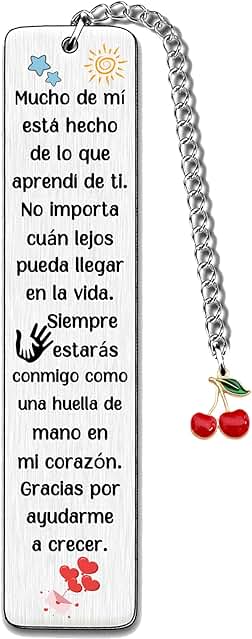 Marcadores De Libros Maestros Regalo Agradecimiento Estudiantes Graduación Regalos Apreciados Marcador Maestros Cumpleaños Acción Gracias Mujeres Hombres Jubilación Recuerdos Navidad Personalizados