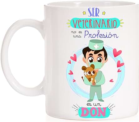 MardeTé Taza Ser Veterinario no es una Profesión es un Don. Taza Regalo para Veterinarios, Estudiantes Veterinaria, Profesores Amantes de los Animales. MardeTé Taza Ser Veterinario no es una Profesión es un Don. Taza Regalo para Veterinarios, Estudiantes Veterinaria, Profesores Amantes de los Animales.