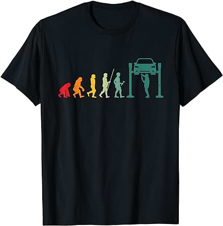 Mecánico de Automóviles Coches Retro Regalo Hombres Camiseta