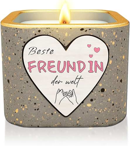Mejor Amiga Regalos para Mujeres, Divertida Vela Perfumada con Texto para Mejor Amiga, Regalo de Cumpleaños, Mejor Amiga, Regalo de Cumpleaños, 100% Cera de Soja