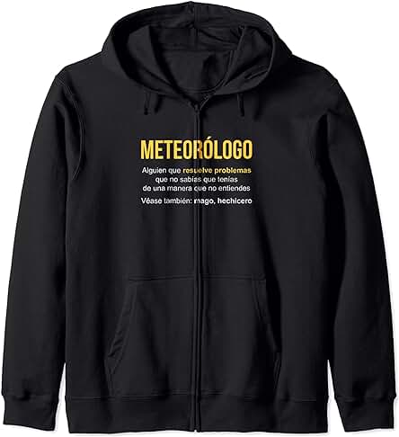 Meteorólogo Definición | Regalo Meteorólogo Sudadera con Capucha Meteorólogo Definición | Regalo Meteorólogo Sudadera con Capucha