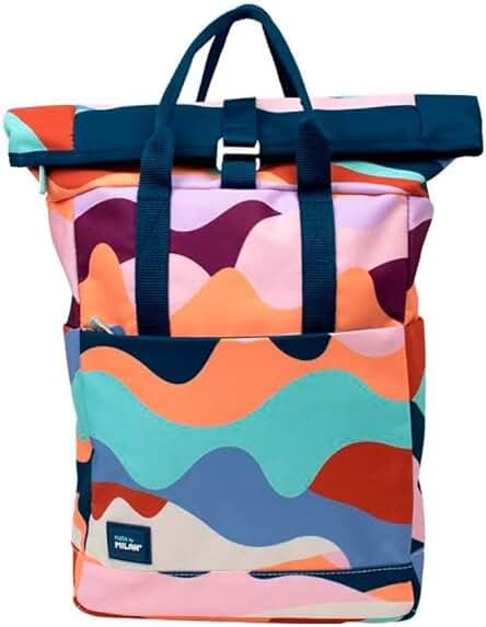 MILAN® Mochila Urbana con Cierre Superior Enrollable (10 l) Serie The Fun, Multicolor