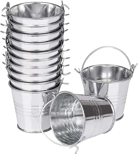 Mini Cubos Metal Cajas Invitados de Boda Fiesta Bautizo Cumpleaños Detalles Caramelos Regalos Decoración para Caja de Dulces, Velas Votivas, Baratijas, Macetas de Jardín Pot (12 Piezas, Plateado) Mini Cubos Metal Cajas Invitados de Boda Fiesta Bautizo Cumpleaños Detalles Caramelos Regalos Decoración para Caja de Dulces, Velas Votivas, Baratijas, Macetas de Jardín Pot (12 Piezas, Plateado)