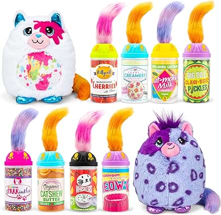 Misfittens Gato de Peluche Sorpresa, Juguete Coleccionable Suave para Niñas y Niños, Juguetes para Niños Pequeños, Regalo Infantil de Peluche para Niños a de más de 4 Años Misfittens Gato de Peluche Sorpresa, Juguete Coleccionable Suave para Niñas y Niños, Juguetes para Niños Pequeños, Regalo Infantil de Peluche para Niños a de más de 4 Años