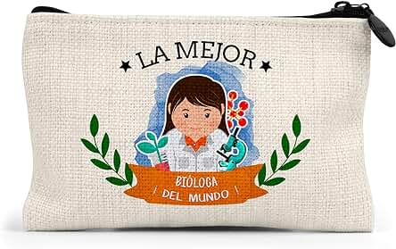 Monedero la Mejor Biologa del Mundo Regalo Original Biologos Biologia Personalizado