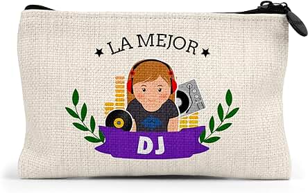 Monedero la Mejor DJ del Mundo Regalo Original DJs Discoteca Personalizado Monedero la Mejor DJ del Mundo Regalo Original DJs Discoteca Personalizado