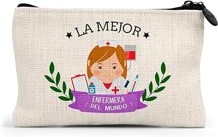 Monedero la Mejor Enfermera del Mundo Regalo Original Enfermería Personalizado