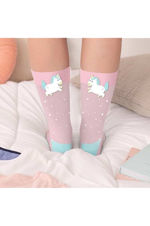 Mr. Wonderful Calcetines Cortos T 39-41 - Unicornio