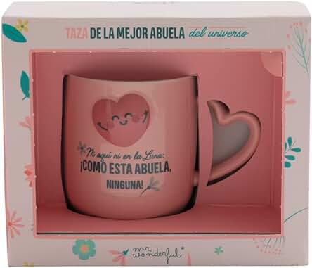 Mr. Wonderful WOA11790ES Taza de Cerámica- Ni Aquí ni en la Luna: ¡como esta Abuela, Ninguna