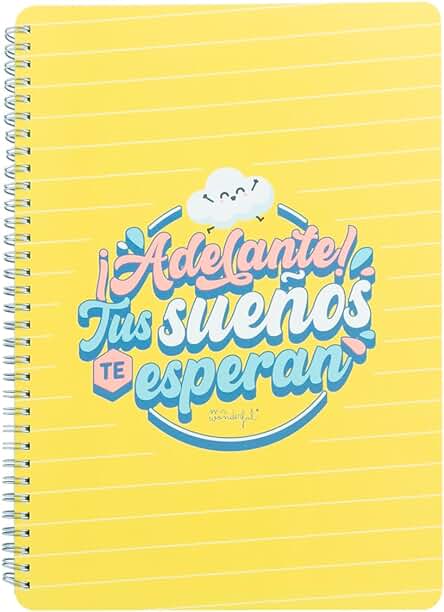 Mr.Wonderful - Libreta A4 - ¡Adelante! Tus Sueños te Esperan