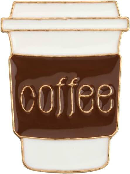 MYSOMY Broche Esmaltado para taza de Café, taza de Café, Regalos Divertidos con Temática de Café, Regalos para los Amantes del Café, Regalos de Barista MYSOMY Broche Esmaltado para taza de Café, taza de Café, Regalos Divertidos con Temática de Café, Regalos para los Amantes del Café, Regalos de Barista