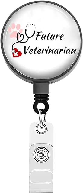 MYSOMY Estetoscopio Retráctil con Diseño de pata de Perro para el Futuro Veterinario, Regalo de Veterinario, Regalo de Médico, Plástico MYSOMY Estetoscopio Retráctil con Diseño de pata de Perro para el Futuro Veterinario, Regalo de Veterinario, Regalo de Médico, Plástico