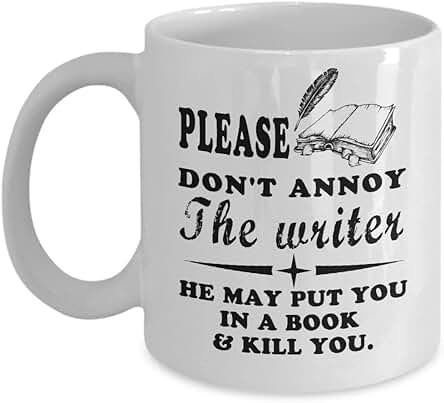 NA por Favor, no Moleste a la Taza del Escritor Escritor Ideas para Regalos para Escritores Creativos Escritura Amantes de la Lectura Marido Hombres Papá Lector Esposa Mujeres NA por Favor, no Moleste a la Taza del Escritor Escritor Ideas para Regalos para Escritores Creativos Escritura Amantes de la Lectura Marido Hombres Papá Lector Esposa Mujeres