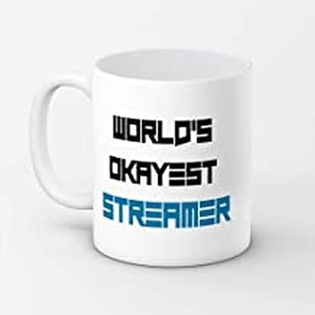 NA Taza Streamer Mug Gift - El Mejor Streamer del Mundo - Taza de Café y té Regalo para Jugadores Twitch Youtube Streamers Ideas Taza