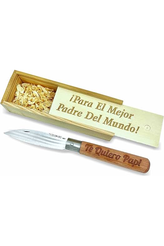 NAVAJA PERSONALIZADA CON TU NOMBRE. Incluye Estuche Personalizado de Madera. IDEAL PARA REGALO