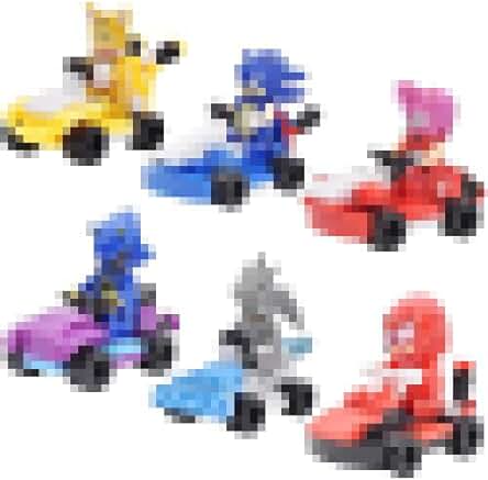 OBLRXM S-onic Figuras Set, 6 Piezas Figuras Anime Decoracion Escritorio Para, Decoracion Tarta Niños, Recolección de Juguetes, Regalo de Cumpleaños para Niños, Color Figuras con Preciosos Detalles
