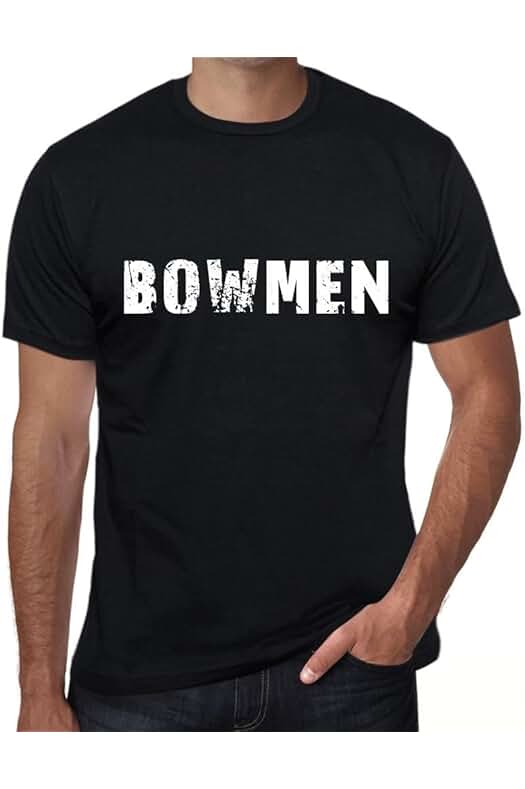 One in the City Hombre Camiseta Arqueros – Bowmen – T-Shirt Vintage Manga Corta Regalo Original Cumpleaños