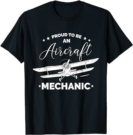 Orgulloso Mecánico de Aeronaves - Equipo de Regalo de Mecánica de Aviación Camiseta