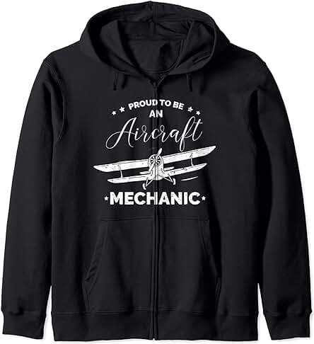 Orgulloso Mecánico de Aviones - Equipo de Regalo de Mecánica de Aviación Sudadera con Capucha