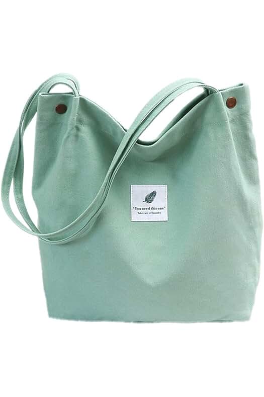 Oukesin Bolso de lona para Mujer Bolso de Hombro de gran Capacidad Turismo Informal