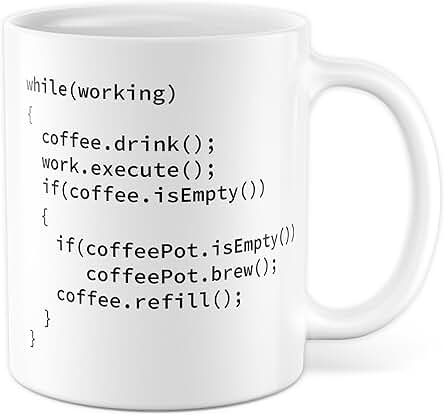 Pagma Druck Taza de Informática, taza de Código, Regalo Informático, Divertido, Programador, taza de Depuración con Texto en Alemán