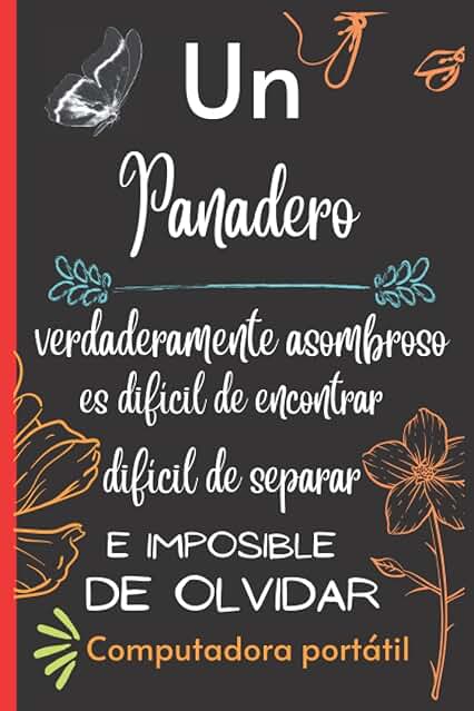 Panadero Regalo: Cuaderno A5 con Líneas en Blanco para Escribir | Regalo de Agradecimiento para Mujer | Compañeros de Trabajo | Personal | jefe | ... de Cumpleaños | Jubilación | Bienvenido