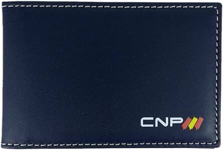 Piel Cabrera Cartera Porta Placa para Hombre, Unisex, para Policia Nacional España. Logo CNP. Azul Piel Cabrera Cartera Porta Placa para Hombre, Unisex, para Policia Nacional España. Logo CNP. Azul