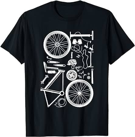 Piezas de Bicicleta – Ciclistas, Ciclistas. Camiseta