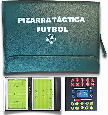 Pizarra Táctica Fútbol/Carpeta Entrenador Futbol/Pizarra Magnetica Futbol/Carpeta Táctica Plegable/Tablero Tactico de Fútbol/Pizarras Entrenador Rotuladores y Borrador/Coach Board Football