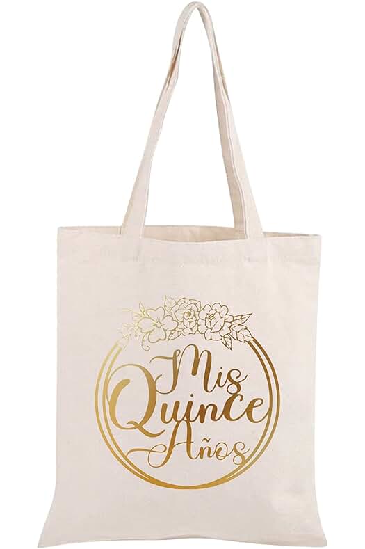 PLITI Regalo de 15 Cumpleaños para Adolescentes Niñas Quinceañera Regalo Mis Quince Anos Latina Bolsa de mano Española