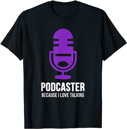 Podcast Camiseta para Podcasters Divertido Podcasting Camisa Regalo Camiseta