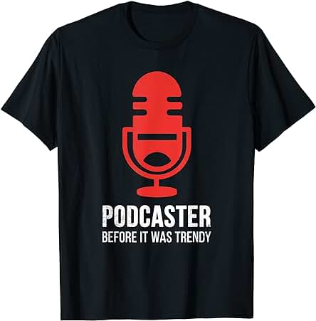 Podcast Camiseta para Podcasters Divertido Podcasting Camisa Regalo Camiseta