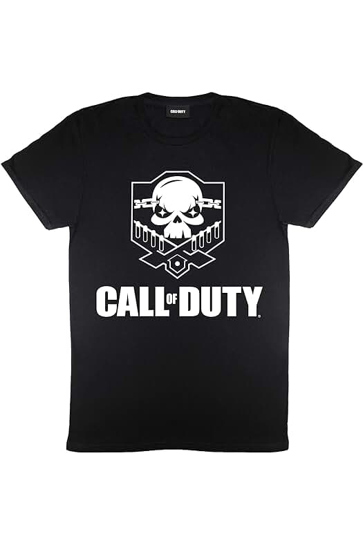 Popgear Call of Duty Logotipo del Cráneo Camiseta para Hombre | Mercancía Oficial