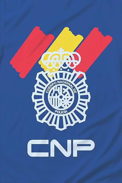 PORRAS ESTAMPACION & BANDERAS Manta de Regalo POLICIA Nacional CNP OPOSITOR Ropa Camiseta Guardia Civil Tejido Polar. Manta Benemérita (70X120 cm)