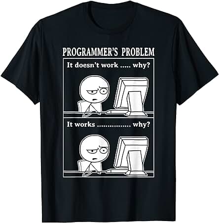 Problema de Programador Divertido que Funciona Regalo de Camiseta