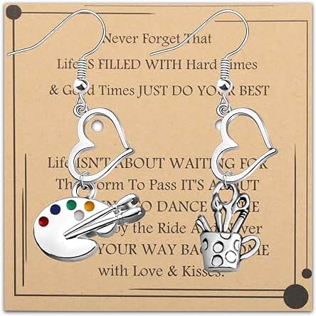 Pulsera de Artista, Pintor, Regalos de arte para Mujeres, Paleta de Pintura, Pulsera, Amante de la Pintura, Joyería, Arte, Profesor, Arte, Estudiantes, Regalos