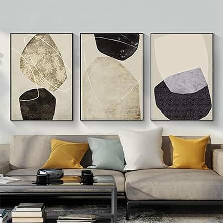 PYNVDD Pintura Islámica Caligrafía árabe,imágenes Islámicas Decoración árabe arte de Pared Imágenes,sin Marco (imagen-10,40x60cm*3)
