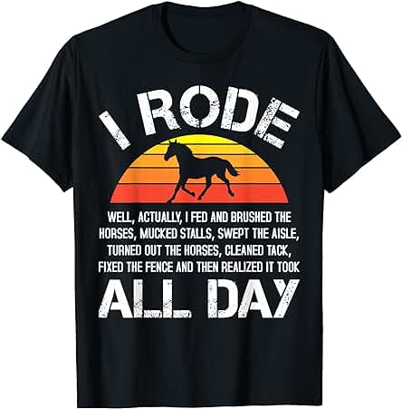 "Un día de Criador de Caballos" Camiseta "Un día de Criador de Caballos" Camiseta