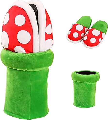 RecontraMago Zapatillas de Estar Por Casa - Pantuflas Super Cómodas - Talla Única Mario Bros - Originales - Regalo Divertido y Único