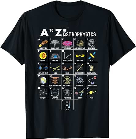 Regalo de Astrónomo de Astrofísica para Amantes de la Astronomía a la Z Camiseta