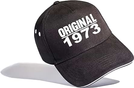 Regalo de Cumpleaños para Hombres: Gorra de 50 Cumpleaños - año 1973 - Gorra Cumpleaños Papá Sombrero Gorra Béisbol Hombre