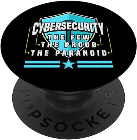 Regalo de Piratería Experto en Seguridad Cibernética PopSockets PopGrip Intercambiable