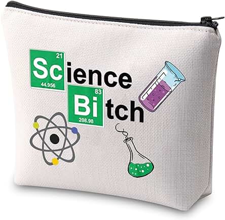 Regalo de Químico Biología Química Regalo de Ciencia Perra Bolsa de Cosméticos Divertida para Ciencias Niñas Química Ciencia