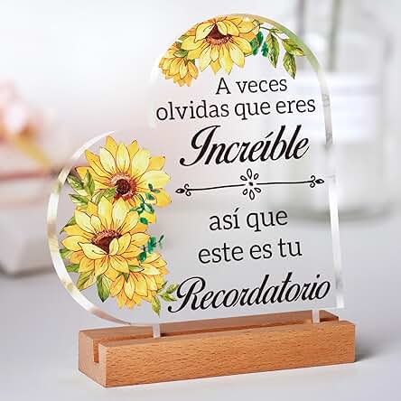 Regalo Mujer, Placa Acrílica Regalos para Mujer, Regalo Cumpleaños Mujer, Regalos Original Mujer, Regalo Amiga, Regalo Original Mujer, Regalo para Mujer, Regalo Hermana, Encouraging Plaque 2.0