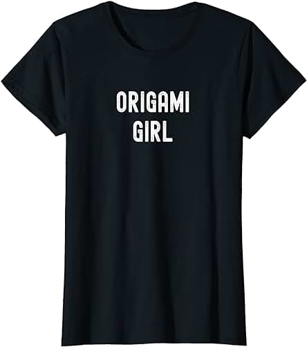 Regalo para Amantes de Origami, Chica de Origami Camiseta Regalo para Amantes de Origami, Chica de Origami Camiseta